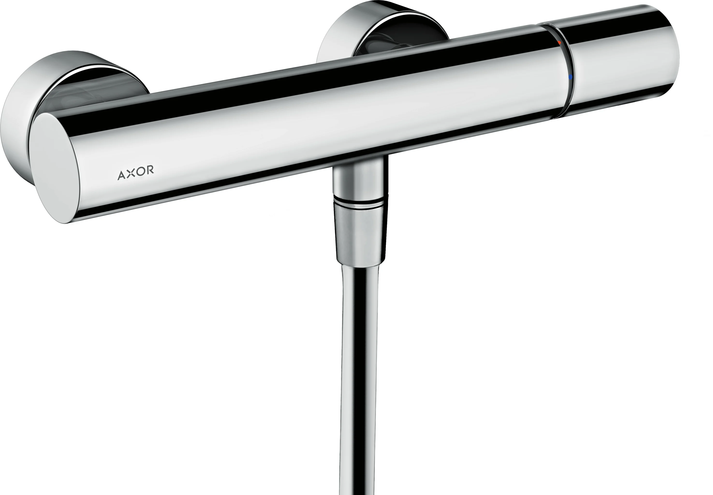 Hansgrohe AXOR Uno Einhebel-Brausemischer Aufputz mit Zerogriff Chrom, 150 ± 16 mm Stichmaß, max. Durchflussmenge 15 l/min bei 3 bar