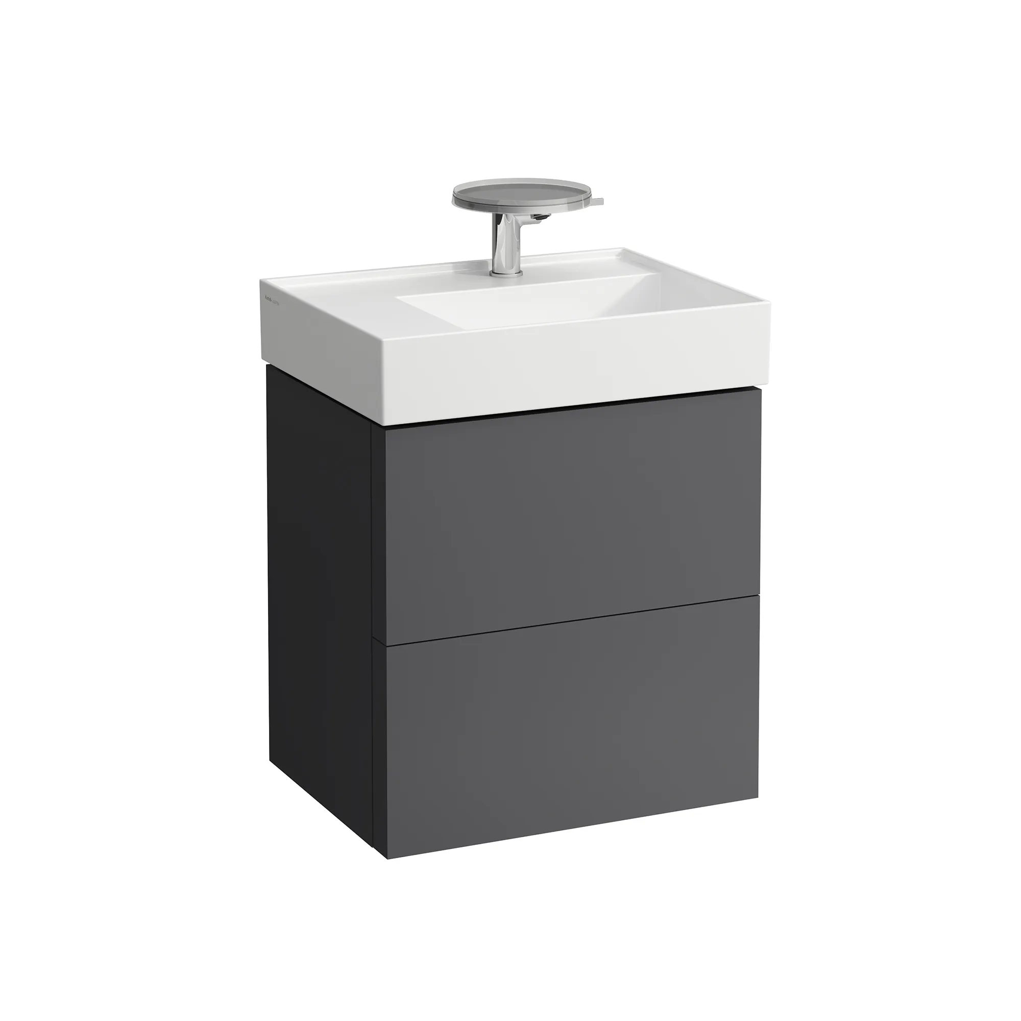 Laufen Waschtischunterbau „Kartell“ 450 × 600 × 580 mm Schiefergrau Laufen Waschtischunterbau „Kartell“ 450 × 600 × 580 mm Schiefergrau
