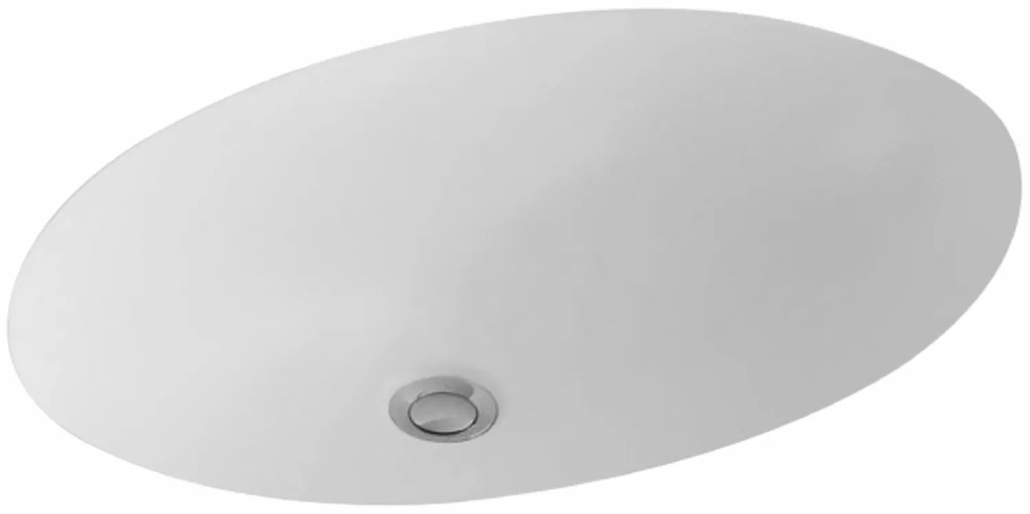 Villeroy & Boch Unterbauwaschtisch „Evana“ 500 × 350 × 200 mm in Weiß Alpin Villeroy & Boch Unterbauwaschtisch „Evana“ 500 × 350 × 200 mm in Weiß Alpin