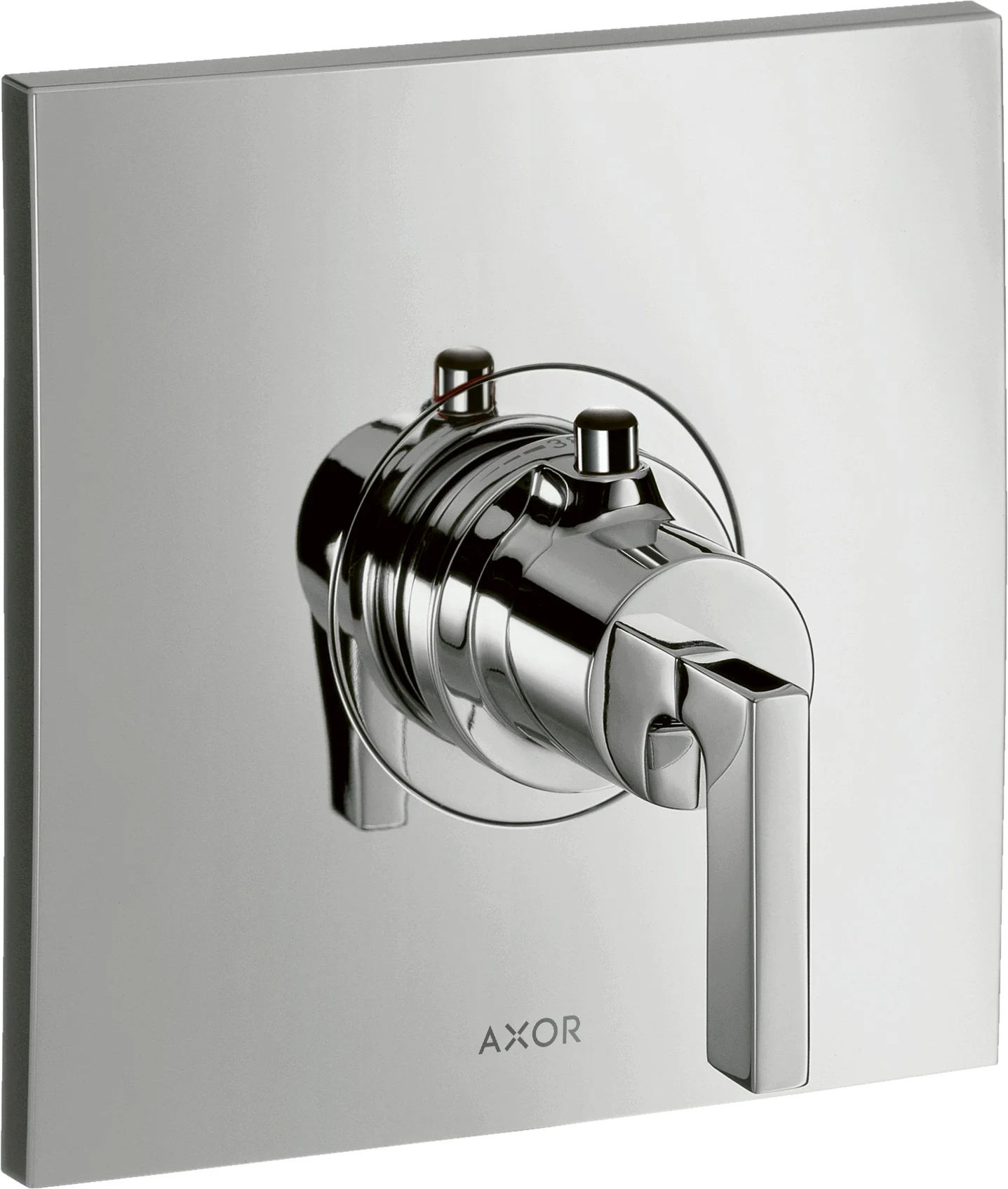 Hansgrohe AXOR Citterio Thermostat Unterputz HighFlow mit Hebelgriff, Chrom, max. Durchfluss 59 l/min, einstellbare Temperaturbegrenzung, Geräuschgruppe II Hansgrohe AXOR Citterio Thermostat Unterputz HighFlow mit Hebelgriff, Chrom, max. Durchfluss 59 l/min, einstellbare Temperaturbegrenzung, Geräuschgruppe II