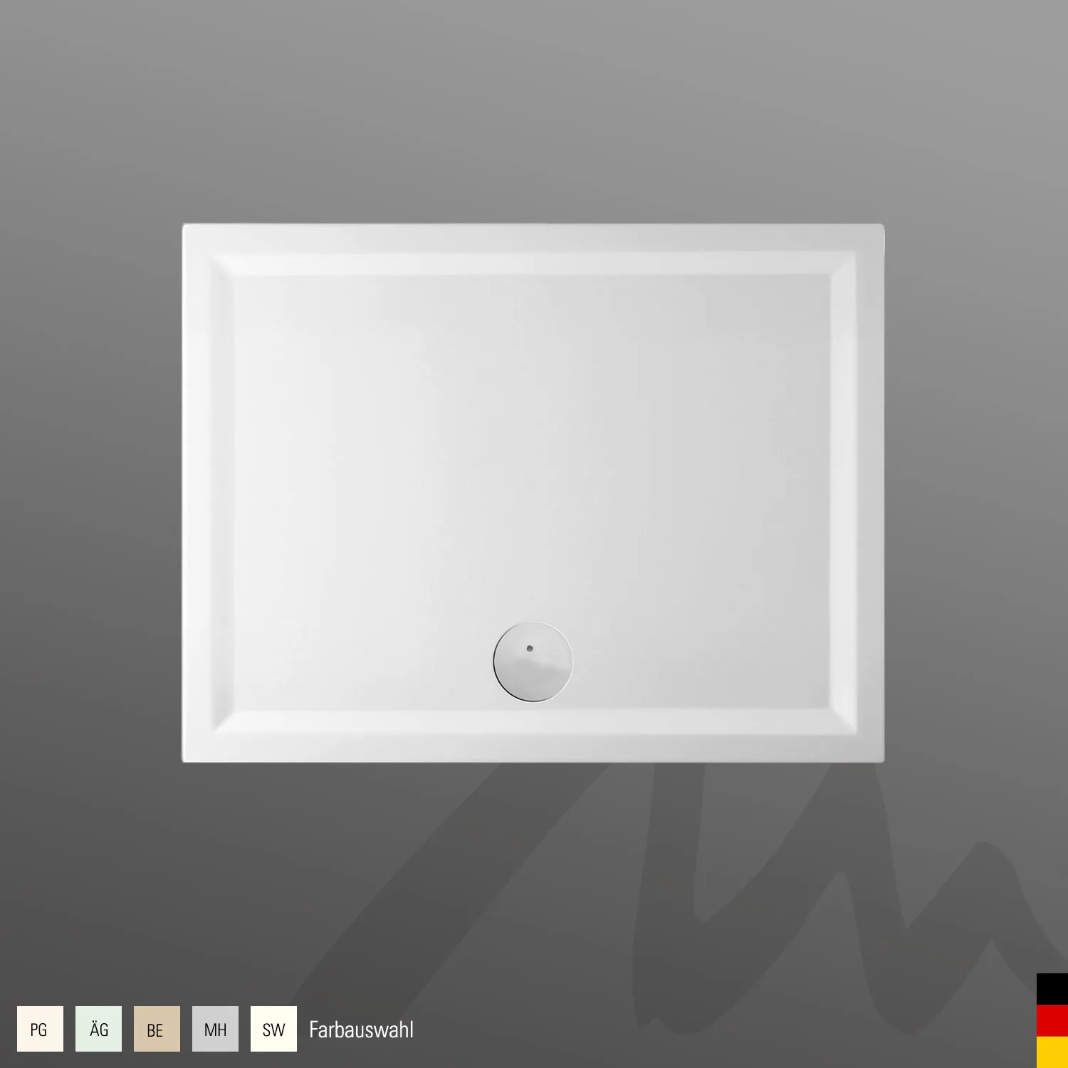 Mauersberger lupina Acryl-Duschwanne lupina 130⁄100 SF 1300x1000x50, Farbgruppe: 2 Mauersberger lupina Acryl-Duschwanne lupina 130⁄100 SF 1300x1000x50, Farbgruppe: 2