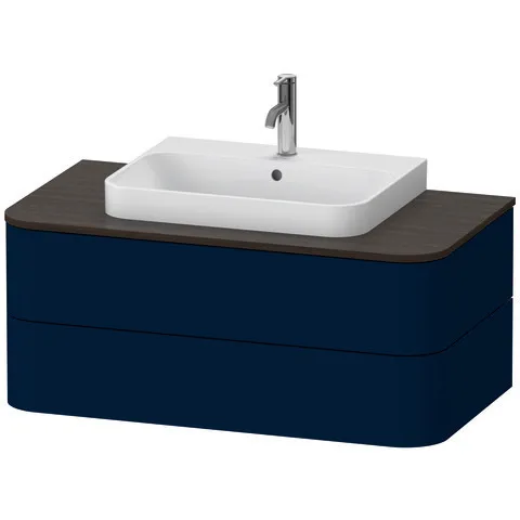 Duravit Waschtischunterschrank wandhängend „Happy D.2 Plus“ 100 × 40,8 × 55 cm Nachtblau Seidenmatt Duravit Waschtischunterschrank wandhängend „Happy D.2 Plus“ 100 × 40,8 × 55 cm Nachtblau Seidenmatt