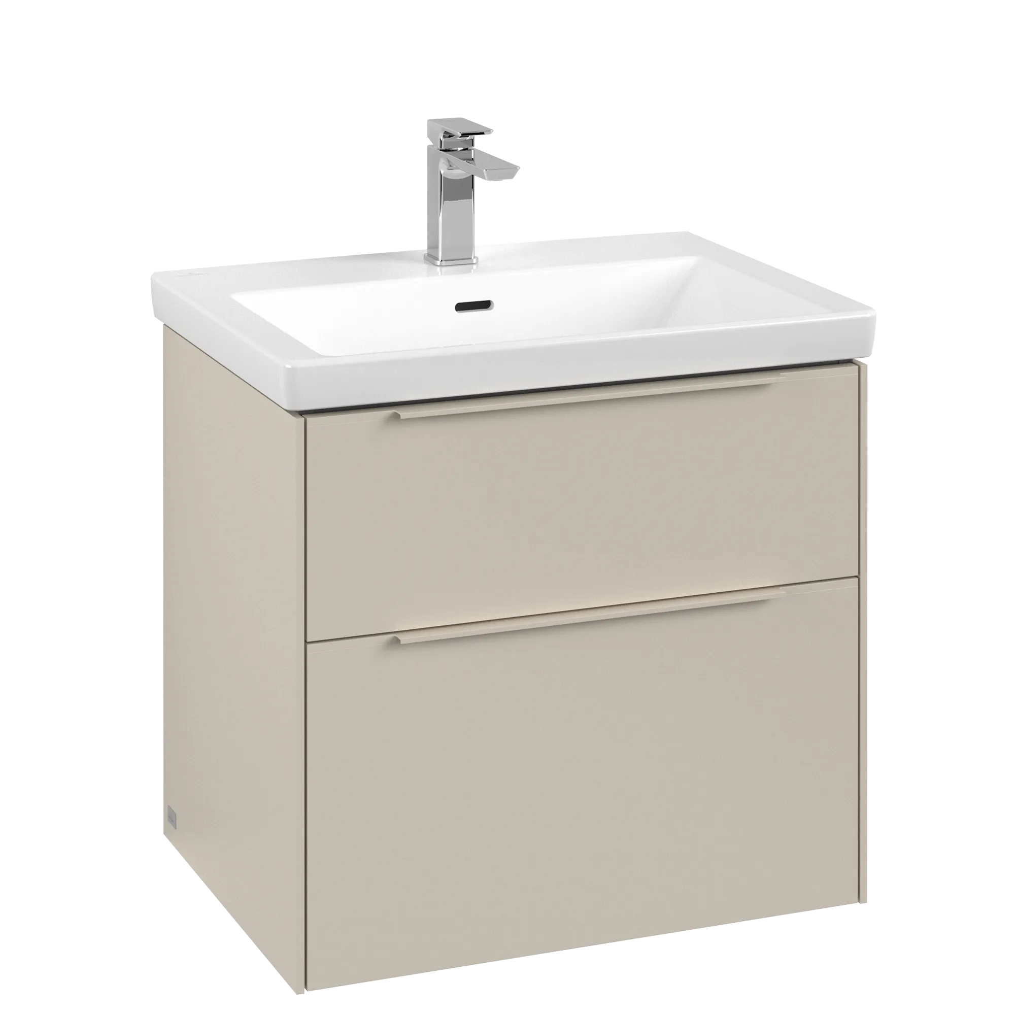 Villeroy & Boch Subway 3.0 Waschbeckenunterschrank C576L2, 622 x 576 x 478 mm, Cashmere Grey