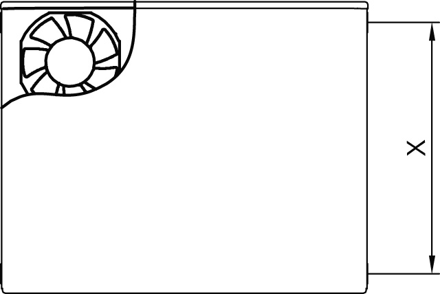 Kermi Wärmepumpen-Flachheizkörper „x-flair“ 40 × 95,4 cm in Weiß