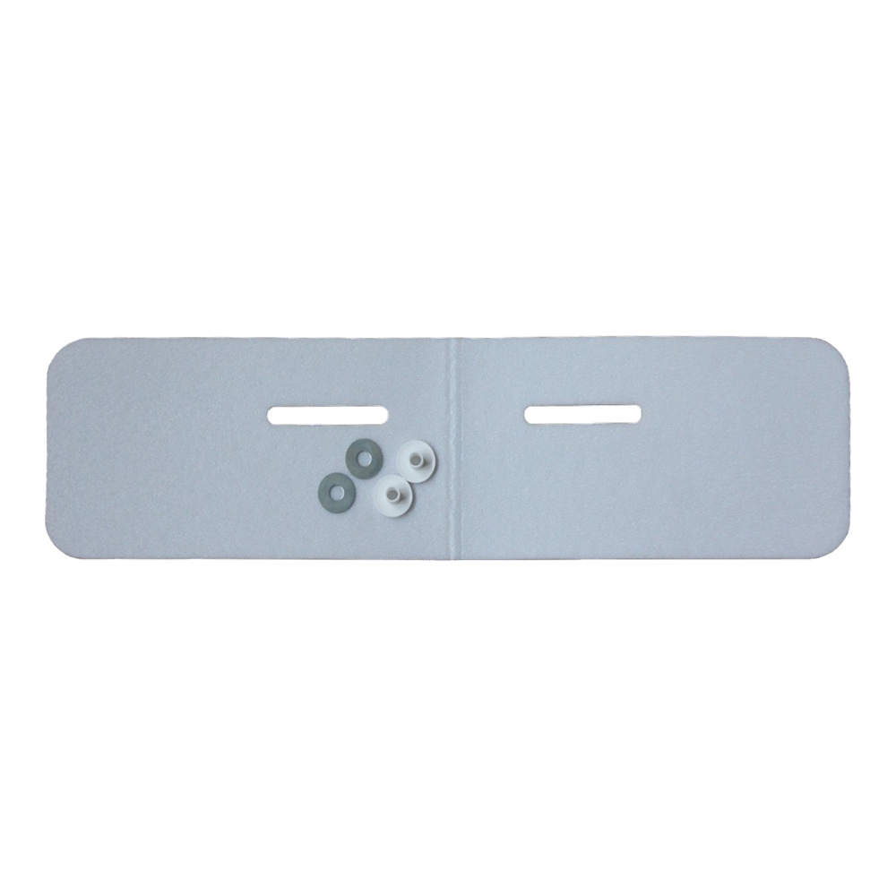 Schallschutz-Set für Waschtische inkl. Zubehör, Materialstärke 4 mm, 240 x 750