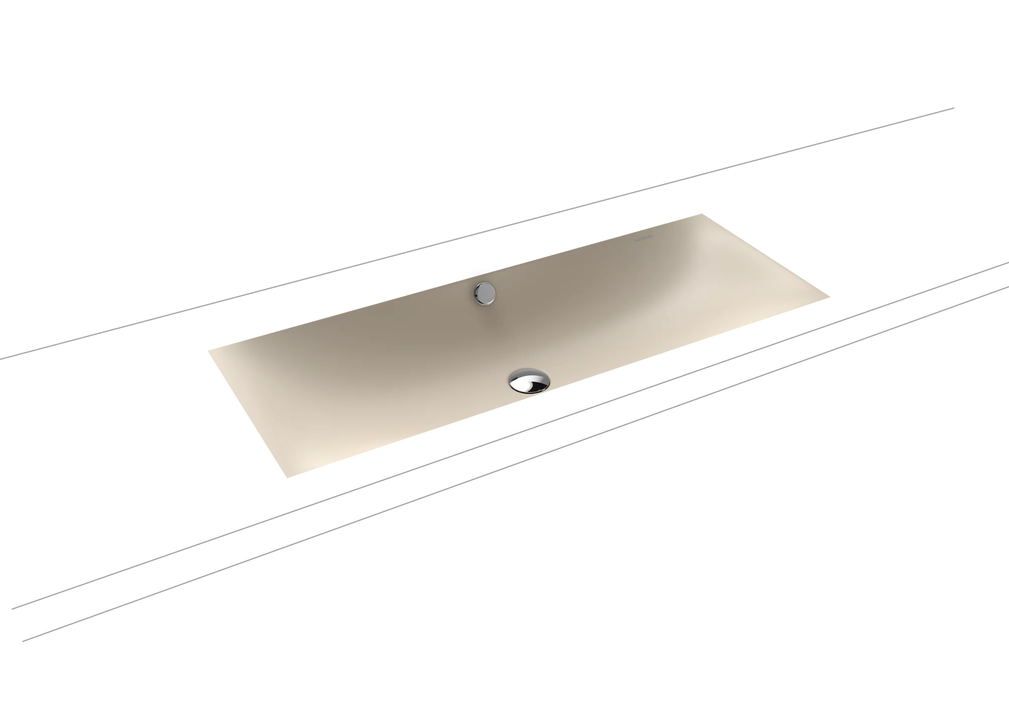 Kaldewei SILENIO Unterbauwaschtisch, 934x391 mm, warm beige 20, Perl-Effekt, Antidröhn mit Überlauf, alpinweiß Kaldewei SILENIO Unterbauwaschtisch, 934x391 mm, warm beige 20, Perl-Effekt, Antidröhn mit Überlauf, alpinweiß