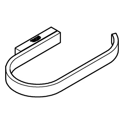 Grohe WC-Papierhalter Selection 41068, nickel gebürstet Grohe WC-Papierhalter Selection 41068, nickel gebürstet