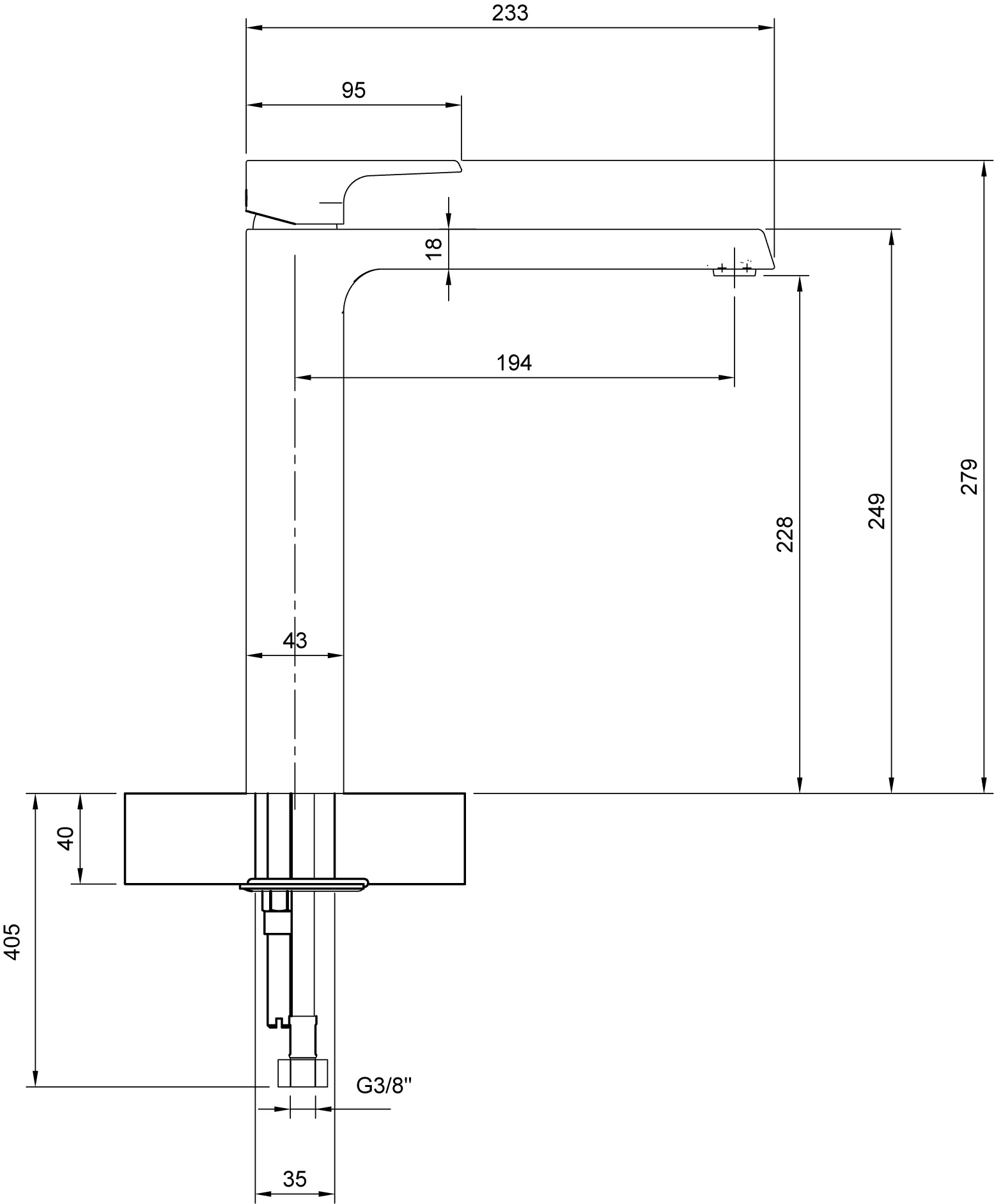 Villeroy & Boch Liberty Einhebel-Waschtischarmatur erhöht TVW107005000 Chrom Villeroy & Boch Liberty Einhebel-Waschtischarmatur erhöht TVW107005000 Chrom