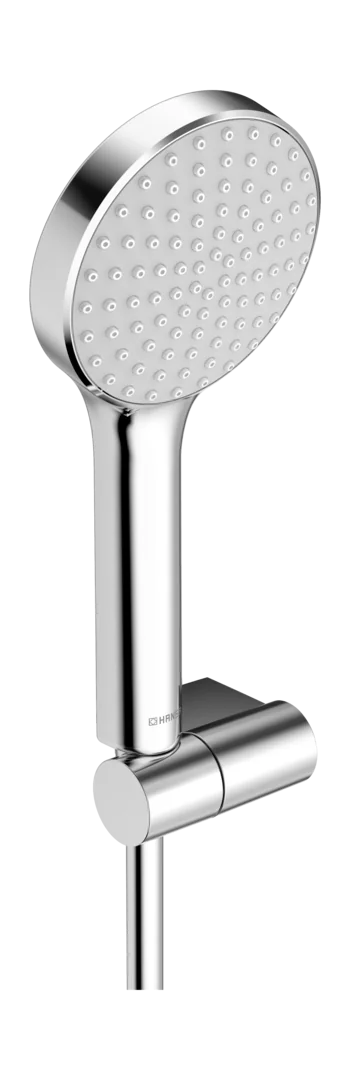 HansaACTIVEJET Handbrausegarnitur Hansaactivjet 8438 1-strahlig Chrom/Hellgrau