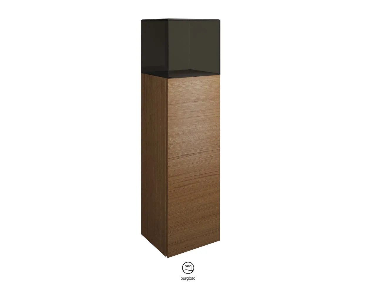 burgbad Hochschrank „Yumo“ 390 × 1280 × 360 mm in Eiche Dekor Cashmere