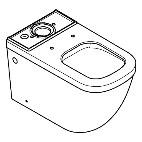 Grohe Stand-Tiefspül-WC Euro Keramik 39338, spülrandlos, alpinweiß Grohe Stand-Tiefspül-WC Euro Keramik 39338, spülrandlos, alpinweiß