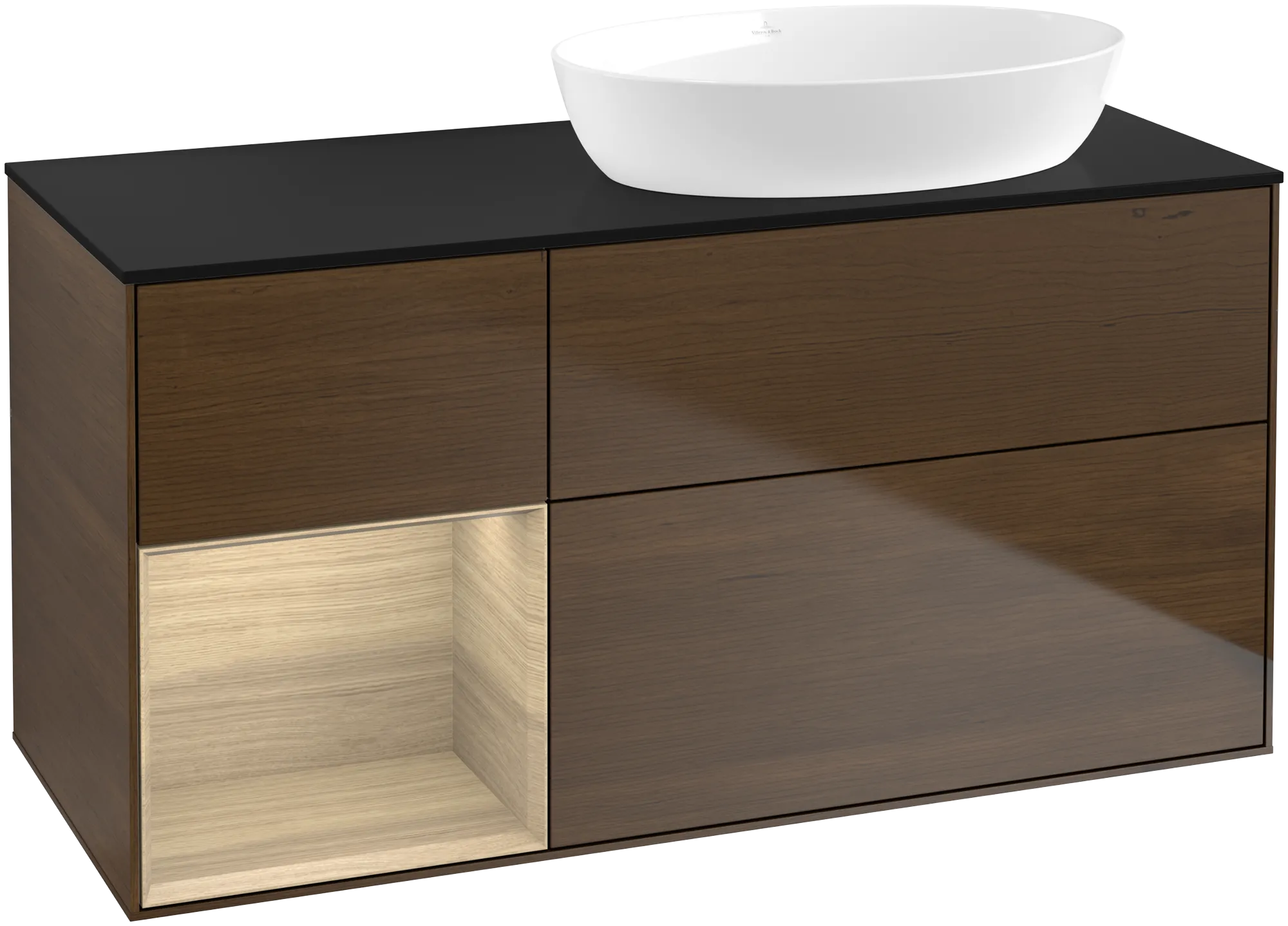 Villeroy & Boch Finion FA4 Waschbeckenunterschrank 1200x603x501mm mit Beleuchtung