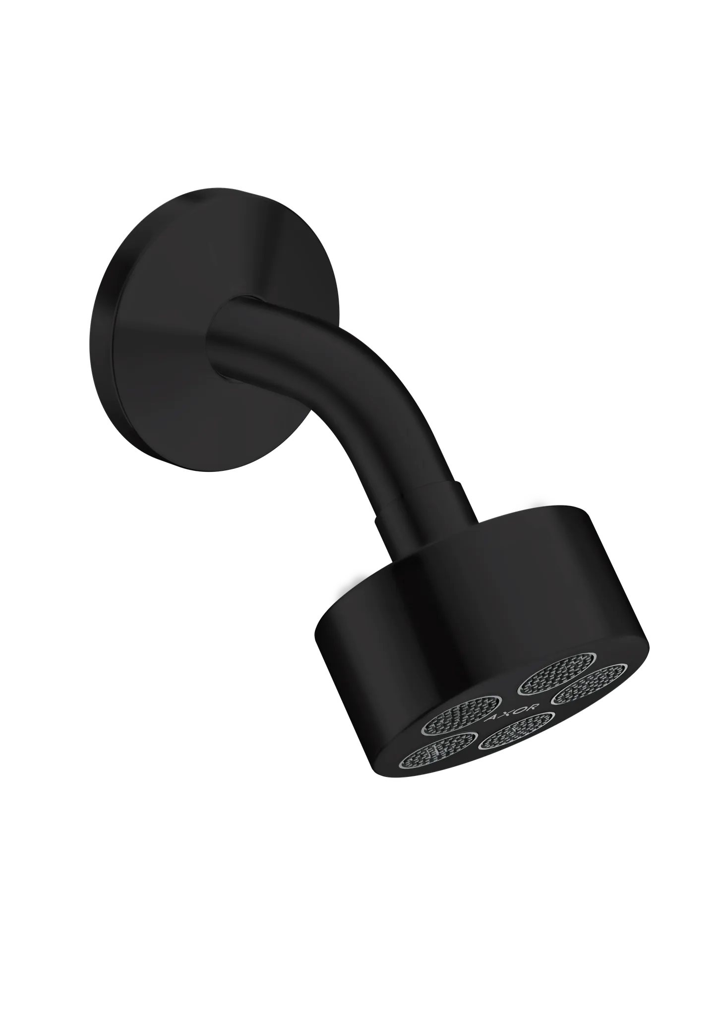 Hansgrohe AXOR One Kopfbrause 75 1jet EcoSmart mit Brausearm, Mattschwarz Hansgrohe AXOR One Kopfbrause 75 1jet EcoSmart mit Brausearm, Mattschwarz