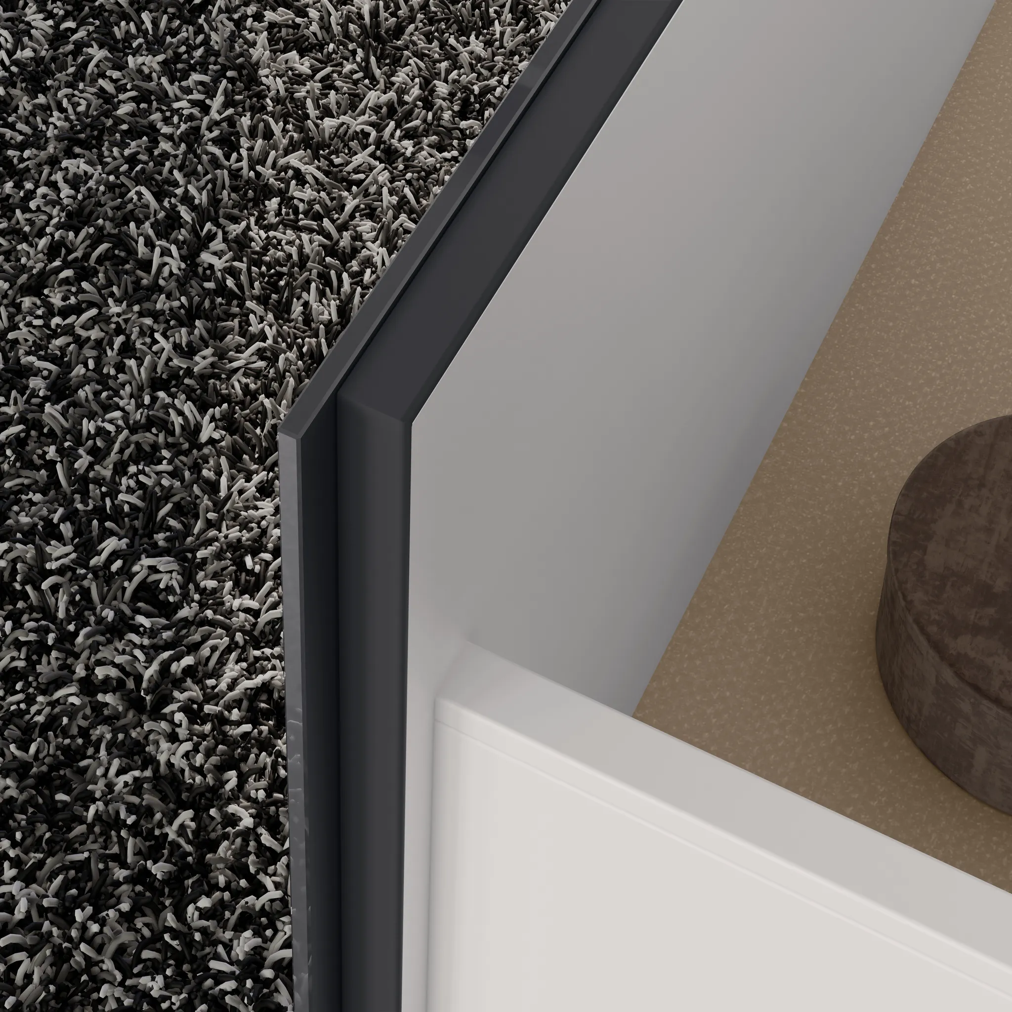 KEUCO X-LINE Waschtischunterbau anthrazit