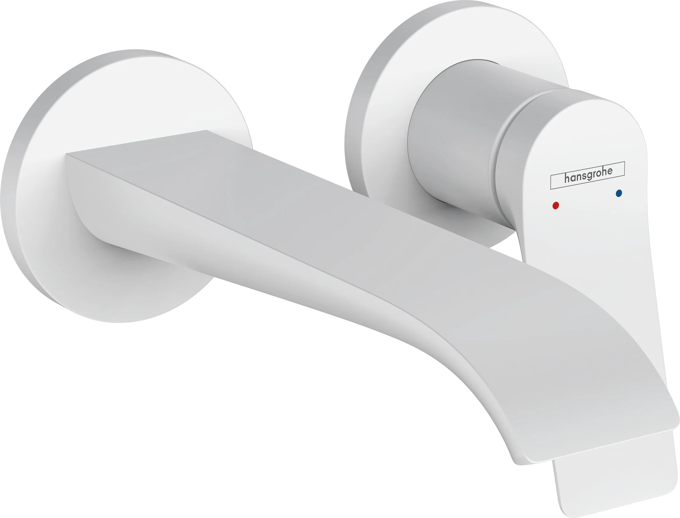 Hansgrohe Vivenis Einhebel-Waschtischmischer Unterputz, Mattweiß, Ausladung 192 mm Hansgrohe Vivenis Einhebel-Waschtischmischer Unterputz, Mattweiß, Ausladung 192 mm