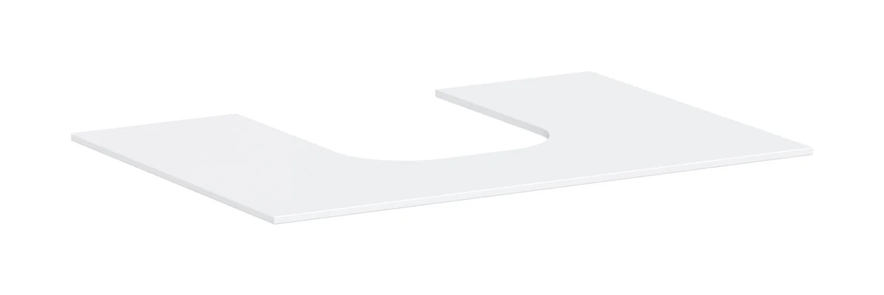 Hansgrohe Xevolos E Konsole, Mattweiß, 780/550 mm, mittiger Ausschnitt für Aufsatzwaschtisch, geschliffen Hansgrohe Xevolos E Konsole, Mattweiß, 780/550 mm, mittiger Ausschnitt für Aufsatzwaschtisch, geschliffen