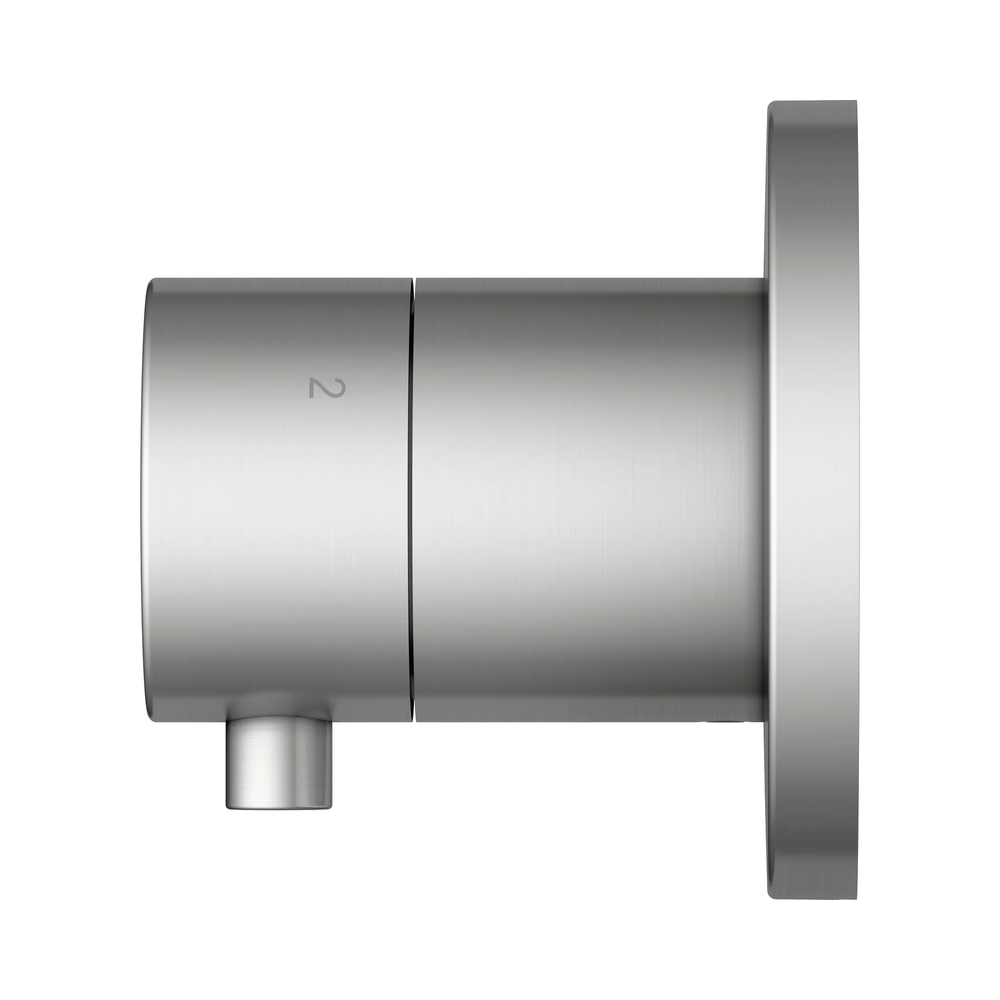 KEUCO IXMO Ab- und Umstellventil Unterputz für 3 Verbraucher IXMO Comfort, rund Edelstahl-finish