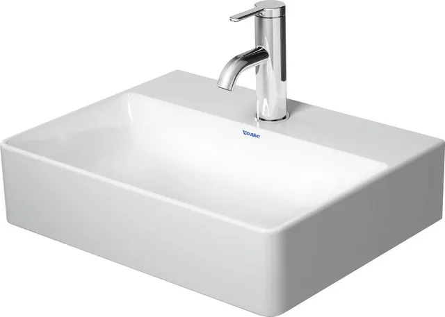 Wandwaschtisch „DuraSquare“, ohne Überlauf Becken: mittig / Größe: 45 × 35 cm / Hahnlochbohrung: ohne Hahnlochbohrung / Hahnlochposition: ohne / Oberflächenveredelung: mit WonderGliss Wandwaschtisch „DuraSquare“, ohne Überlauf Becken: mittig / Größe: 45 × 35 cm / Hahnlochbohrung: ohne Hahnlochbohrung / Hahnlochposition: ohne / Oberflächenveredelung: mit WonderGliss