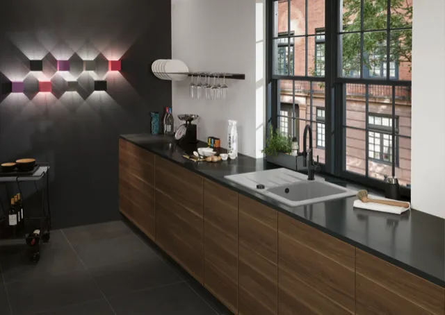 Villeroy & Boch Küchenarmatur „Steel Expert Compact“ Ausladung 185 mm Villeroy & Boch Küchenarmatur „Steel Expert Compact“ Ausladung 185 mm