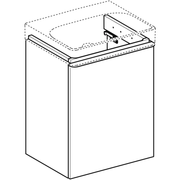 Geberit Waschtischunterschrank „Smyle“ 49,2 × 61,7 × 40,6 cm