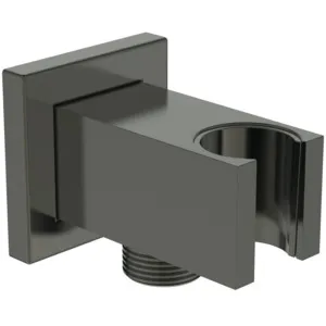 Ideal Standard Idealrain Atelier BC771A5 Wandhalter mit eckiger Rosette, G1⁄2, Magnetic Grey Ideal Standard Idealrain Atelier BC771A5 Wandhalter mit eckiger Rosette, G1⁄2, Magnetic Grey