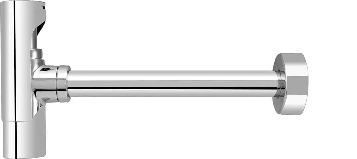 Design-Geruchverschl. MS vc 1 1/4″ x32mm Abgangsrohr verschraubt,Tauchrohr verbl.