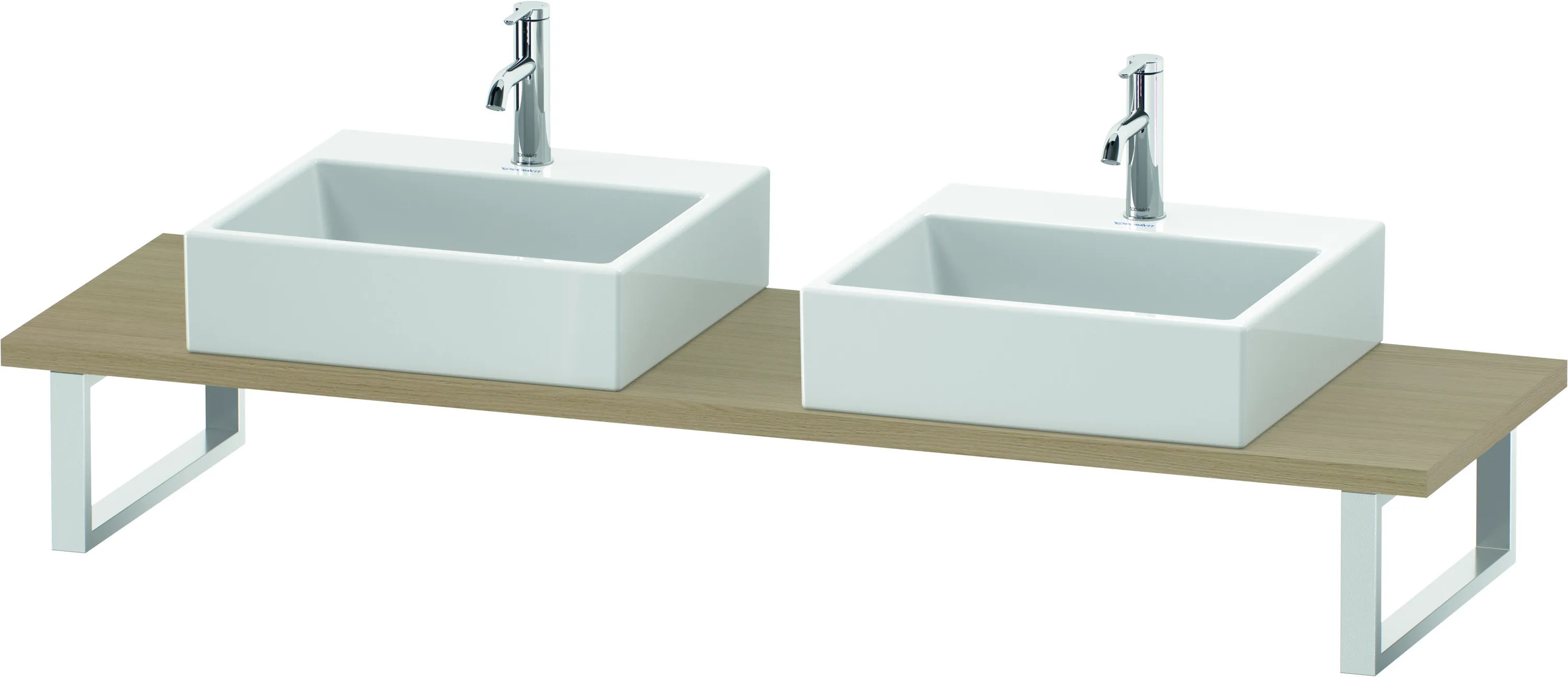 Duravit Konsole „L-Cube“ in Mediterrane Eiche