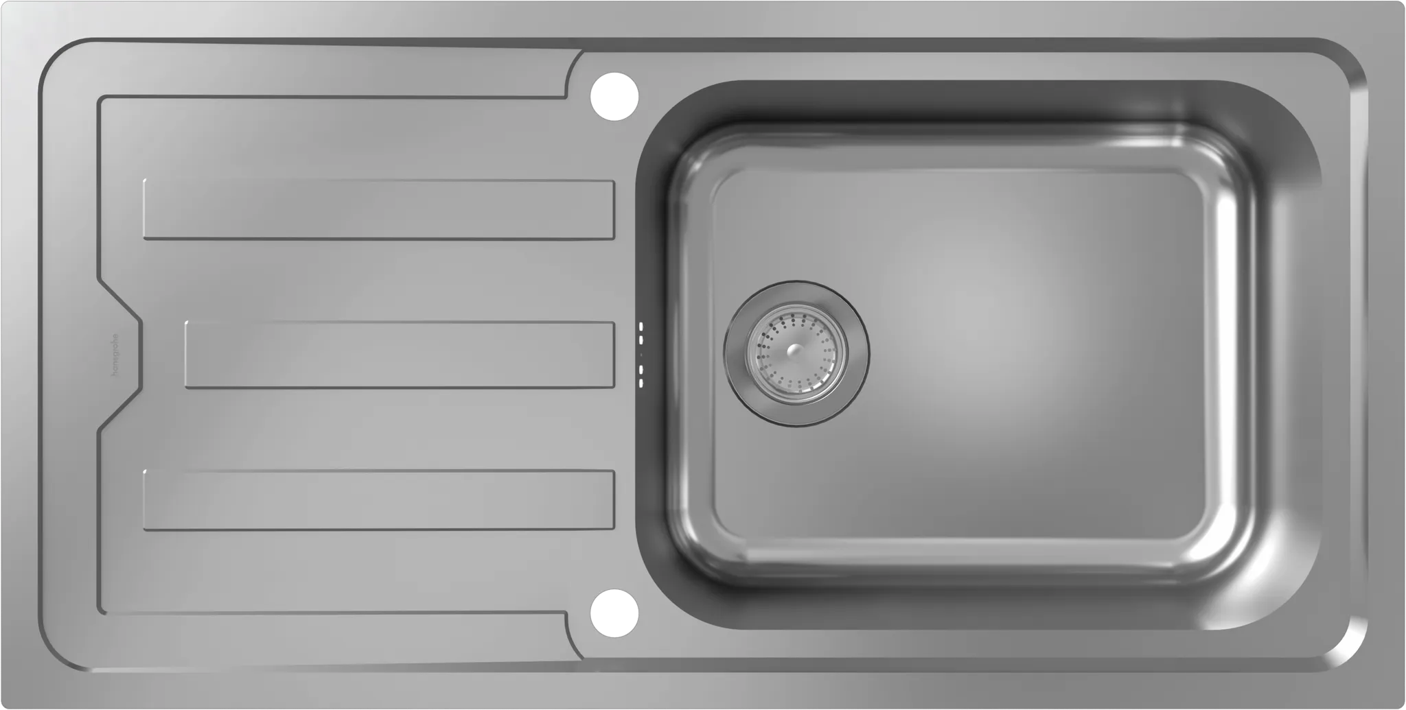 Hansgrohe S44 S440-F500 100 Einbauspüle 500 Edelstahl Hansgrohe S44 S440-F500 100 Einbauspüle 500 Edelstahl