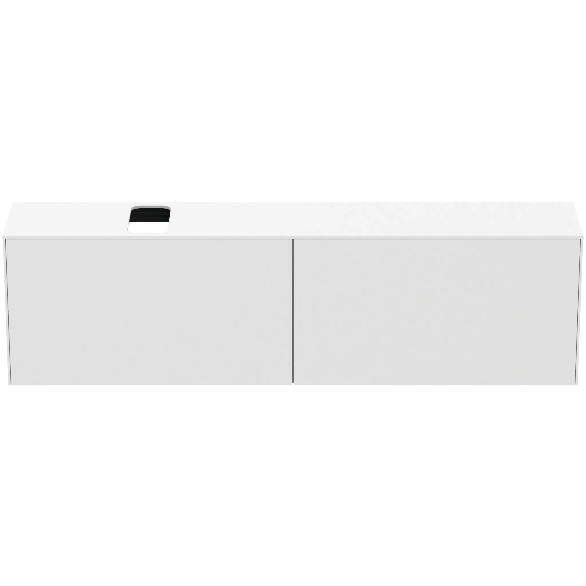 Ideal Standard Waschtischunterschrank „Conca“ 198,7 × 55 × 37,3 cm Weiß matt lackiert