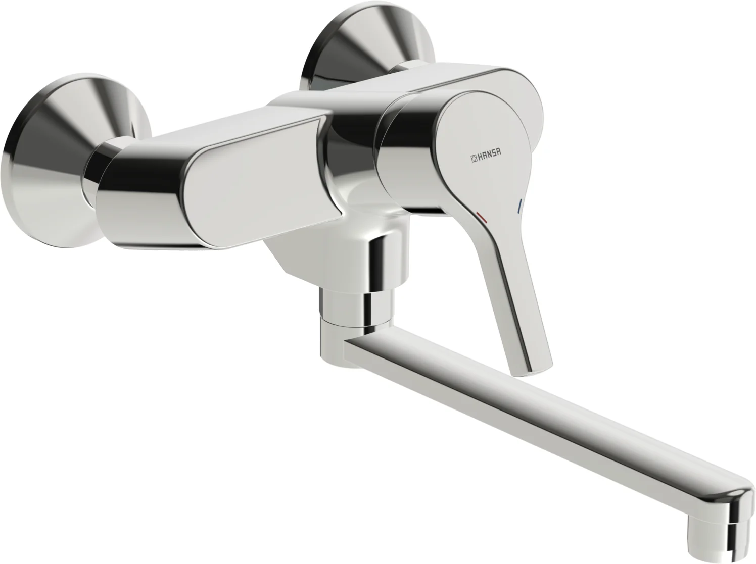 HansaPALENO Einhebelmischer Waschtisch- und Küchenarmatur Chrom 284 mm DN15