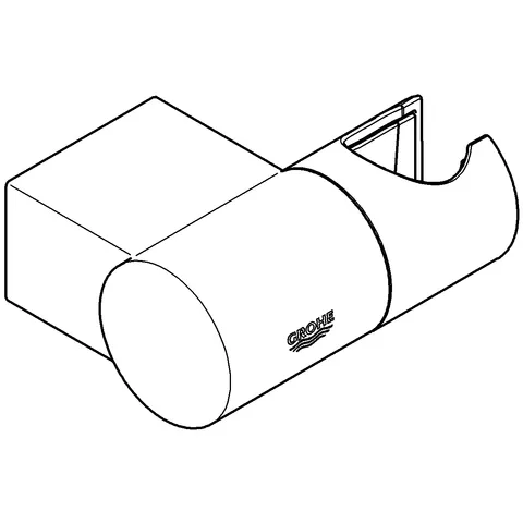 Handbrausehalter Rainshower 27055, verstellbar, chrom Handbrausehalter Rainshower 27055, verstellbar, chrom