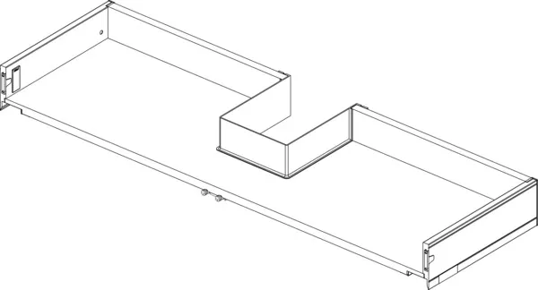Ideal Standard Adapto Schublade oben, Anthrazit matt lackiert, 101 cm für Waschtischunterschrank
