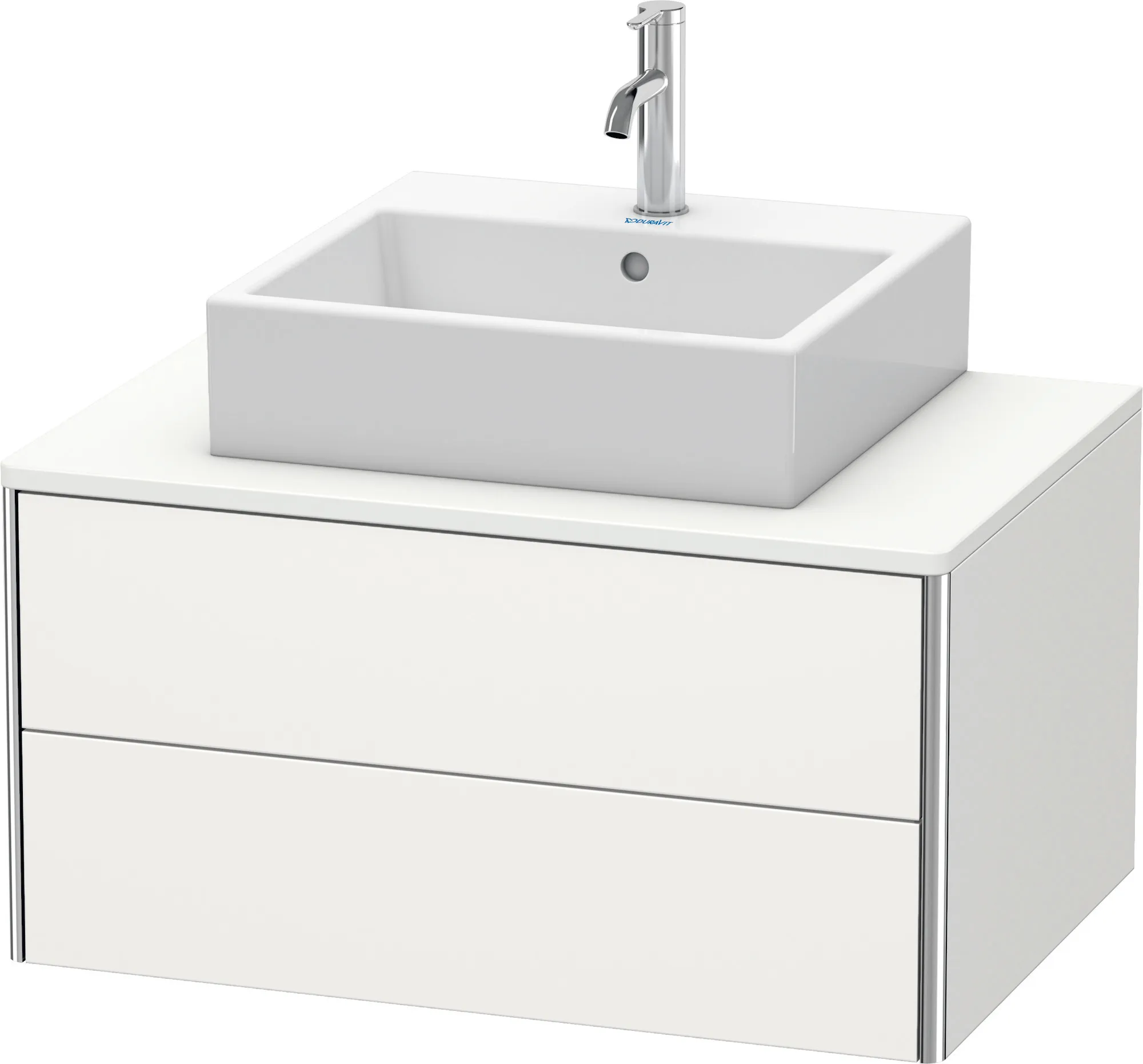 Duravit Waschtischunterschrank wandhängend „XSquare“ 80 × 40 × 54,8 cm Nordic Weiß Seidenmatt Duravit Waschtischunterschrank wandhängend „XSquare“ 80 × 40 × 54,8 cm Nordic Weiß Seidenmatt
