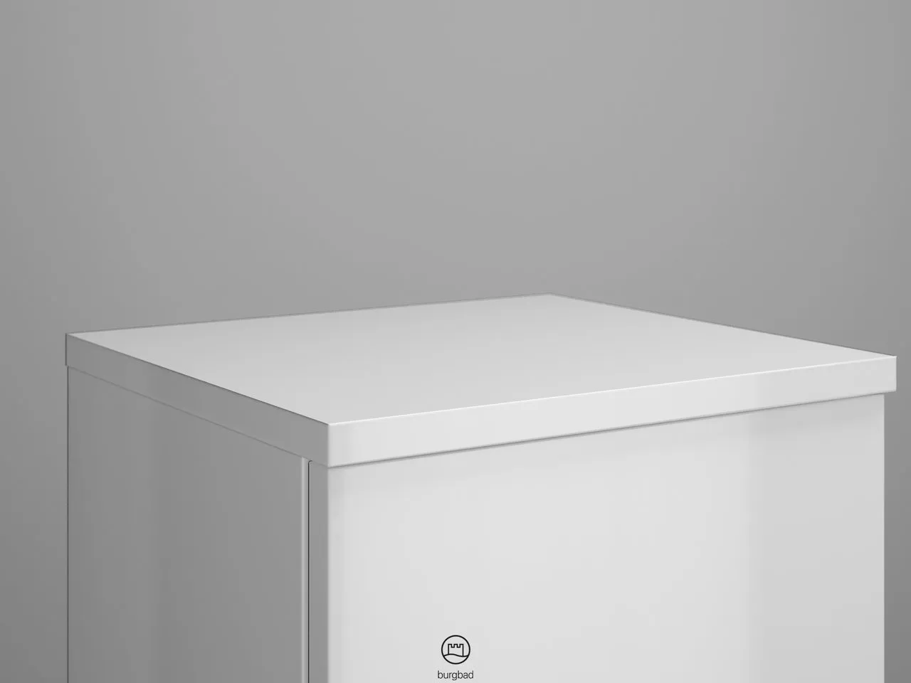 Abdeckplatte, dekorgleich mit Front, Tiefe: 325 mm, Breite: 352 mm, Höhe: 19 mm
