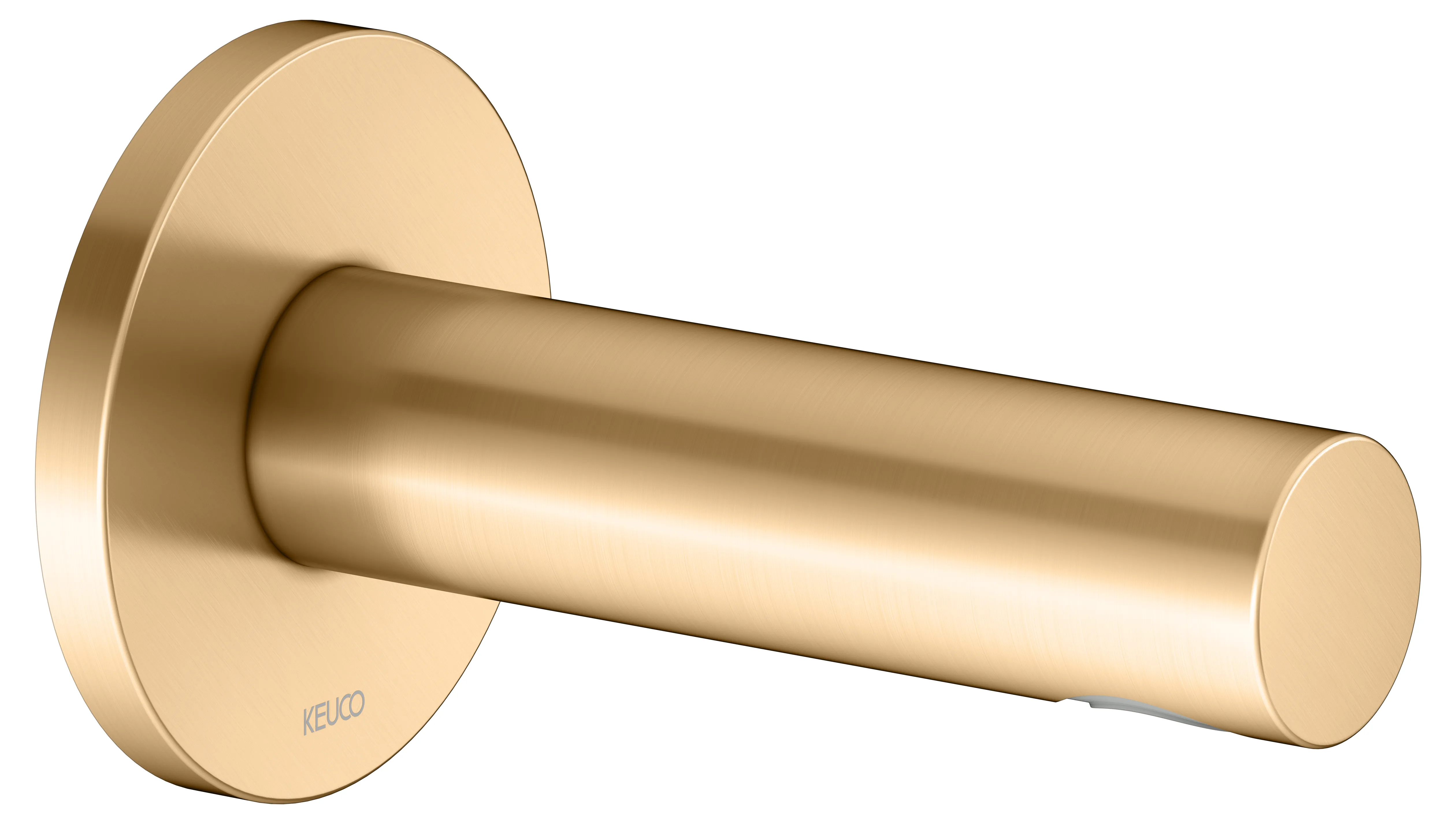 IXMO Wanneneinlauf DN15 Ausladung 130 mm Messing gebürstet rund IXMO Wanneneinlauf DN15 Ausladung 130 mm Messing gebürstet rund