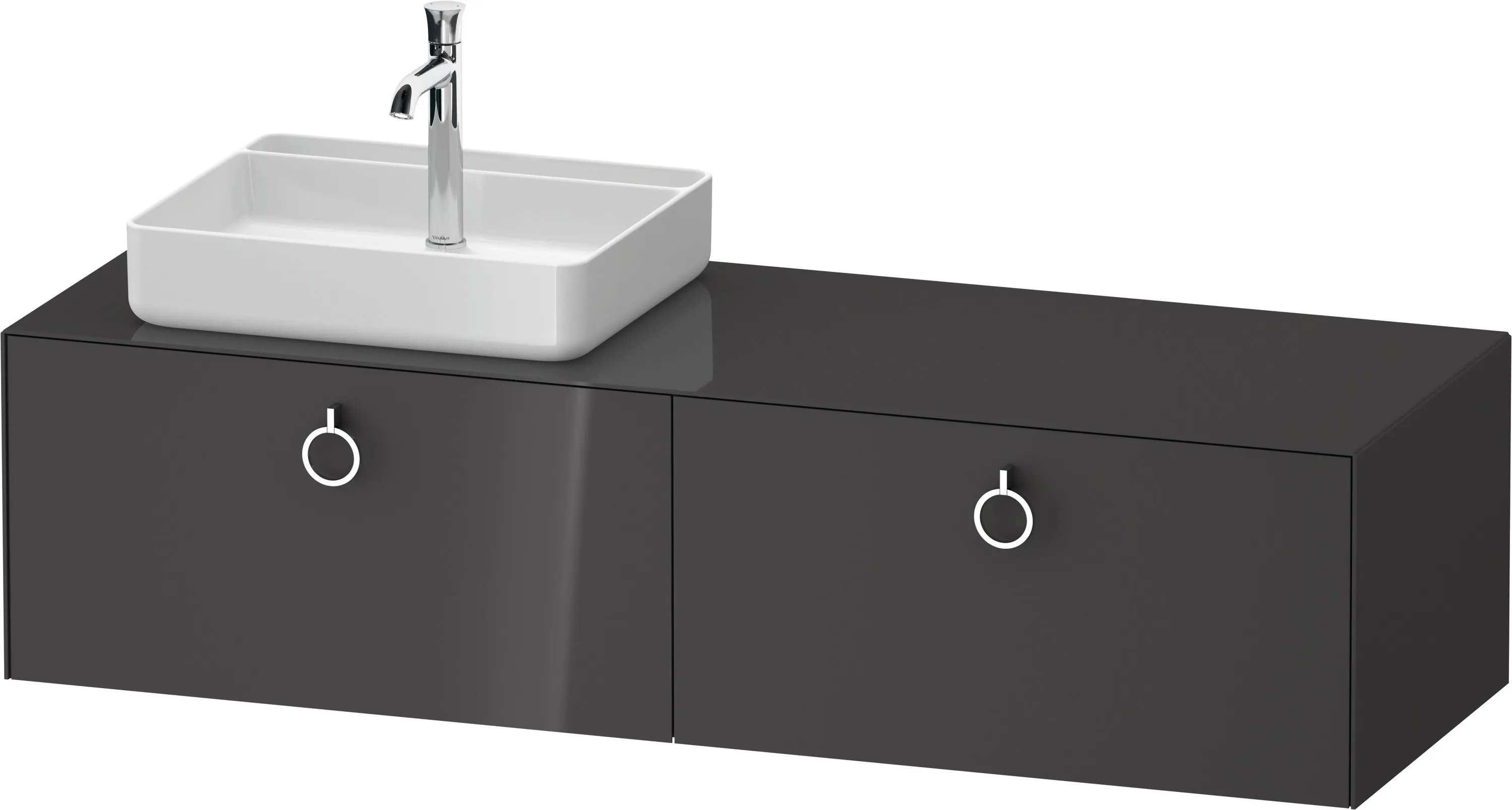 Duravit Waschtischunterschrank wandhängend „White Tulip“ 160 × 40,8 × 55 cm