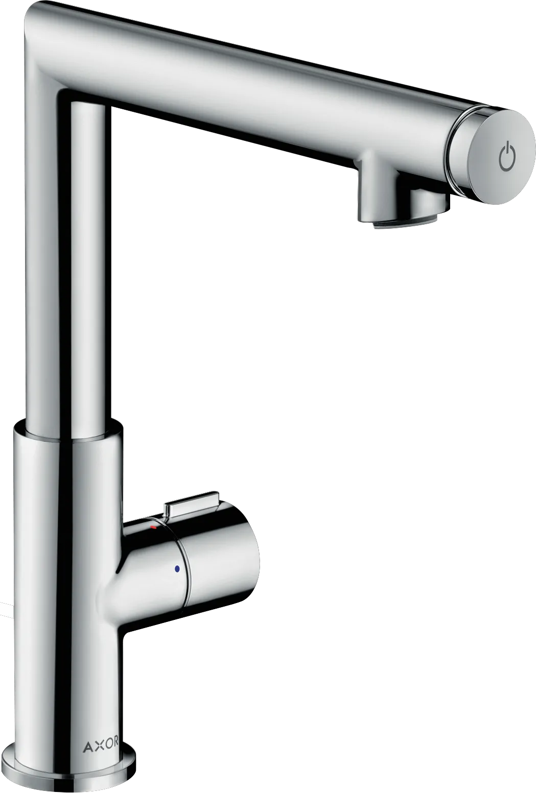 Hansgrohe AXOR Uno Waschtischmischer Select 220 mit Zugstangen-Ablaufgarnitur, Chrom Hansgrohe AXOR Uno Waschtischmischer Select 220 mit Zugstangen-Ablaufgarnitur, Chrom