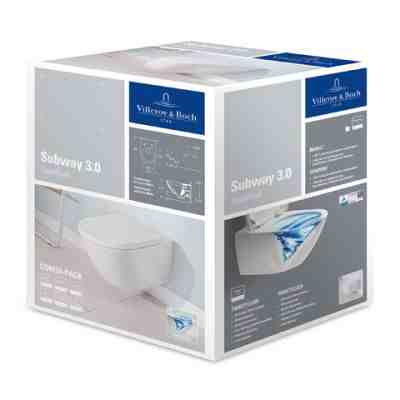 Set-Vorwandelement mit WC-Combi-PackC+ und Betätigungsplatte in mattchrom Set-Vorwandelement mit WC-Combi-PackC+ und Betätigungsplatte in mattchrom