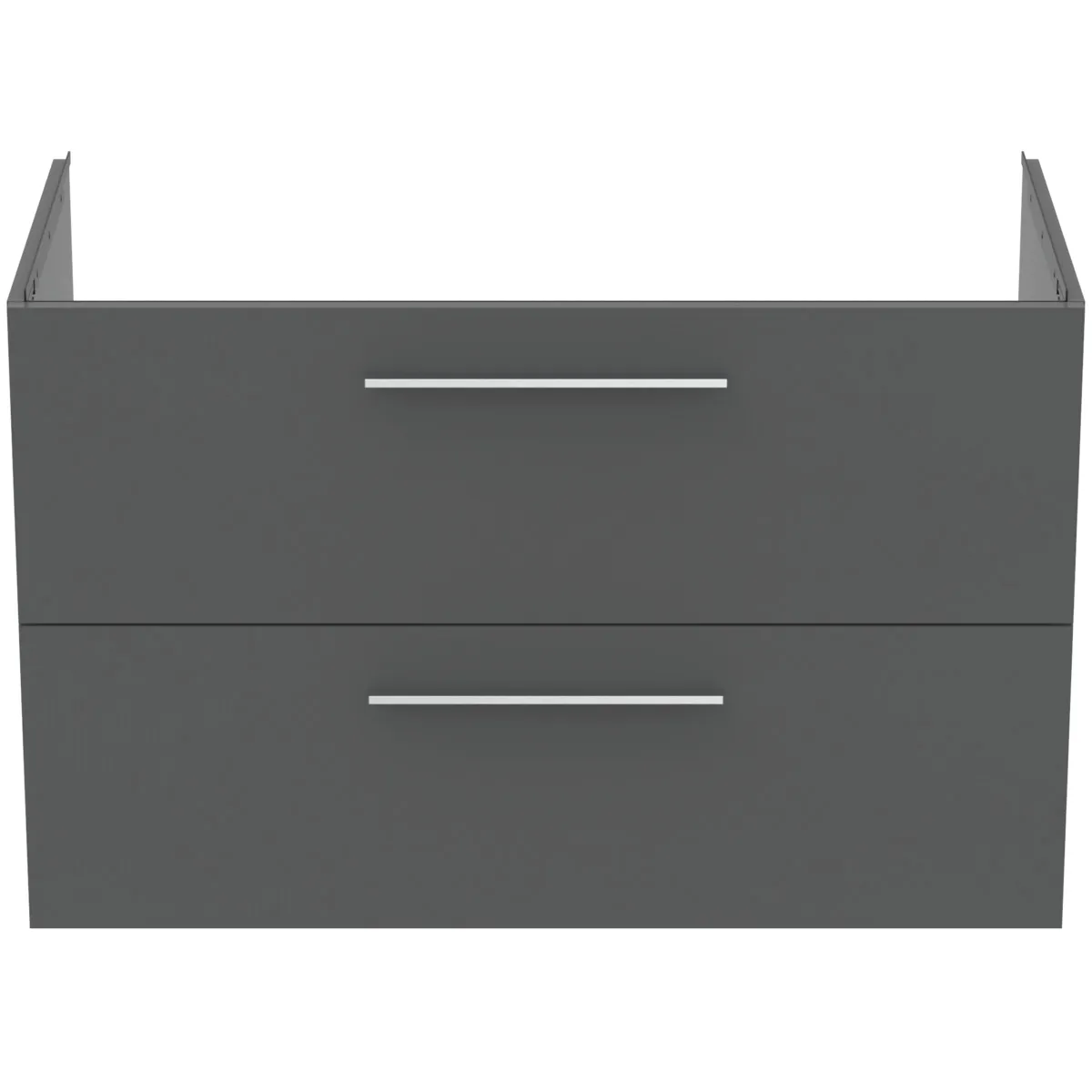 Möbelwaschtischunterschrank i.life B 2 Auszüge Siphonausschnitt auf der linken Seite 1000x505x630mm Weiß matt Möbelwaschtischunterschrank i.life B 2 Auszüge Siphonausschnitt auf der linken Seite 1000x505x630mm Weiß matt