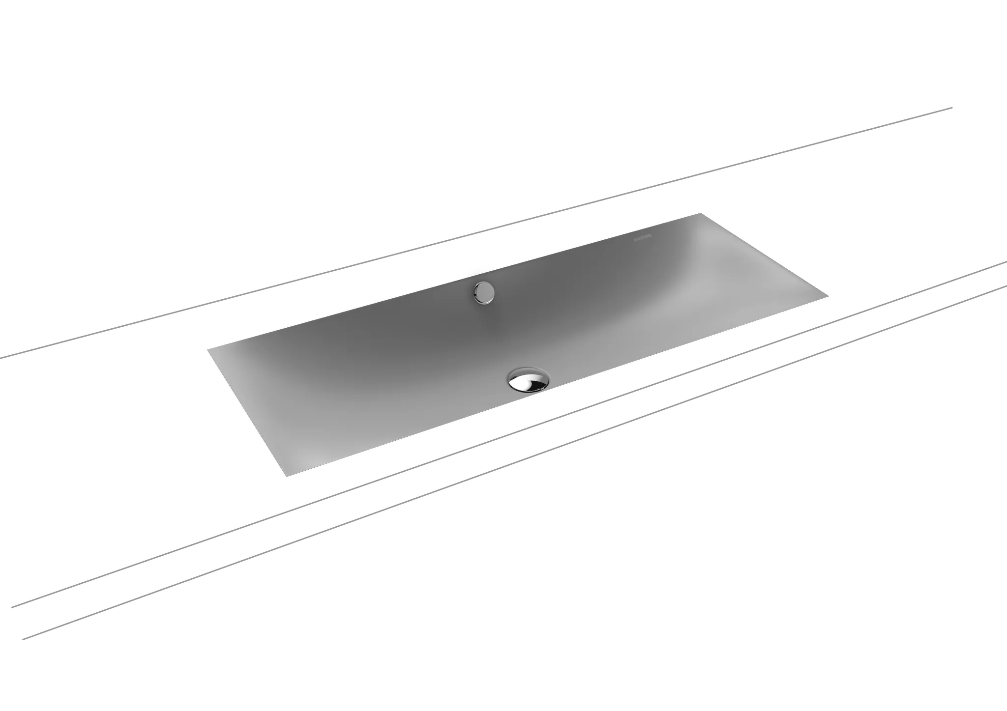 Unterbauwaschtisch „Silenio“ 93,4 × 39,1 cm, ohne Hahnlochbohrung in cool grey 30 Unterbauwaschtisch „Silenio“ 93,4 × 39,1 cm, ohne Hahnlochbohrung in cool grey 30