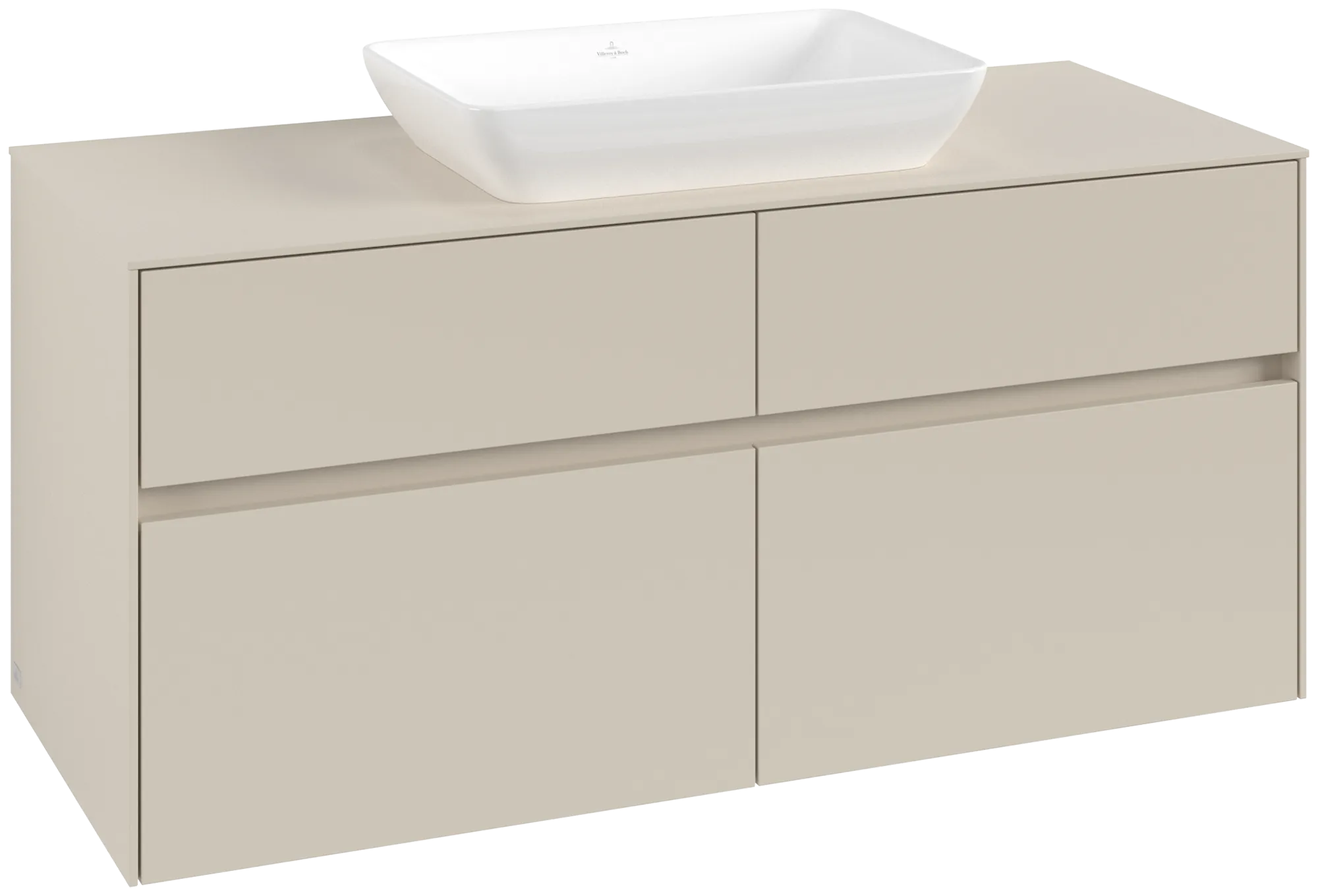 Villeroy & Boch Collaro Waschbeckenunterschrank C11200, 1200 x 548 x 500 mm, Cashmere Grey