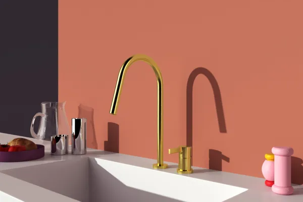 Ideal Standard Gusto Küchenarmatur BD422A2 Brushed Gold