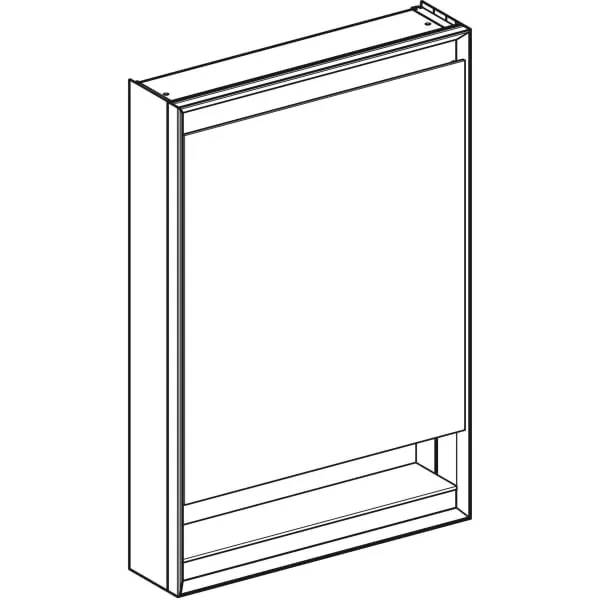 Geberit Spiegelschrank „ONE“ in weiß / Aluminium pulverbeschichtet,