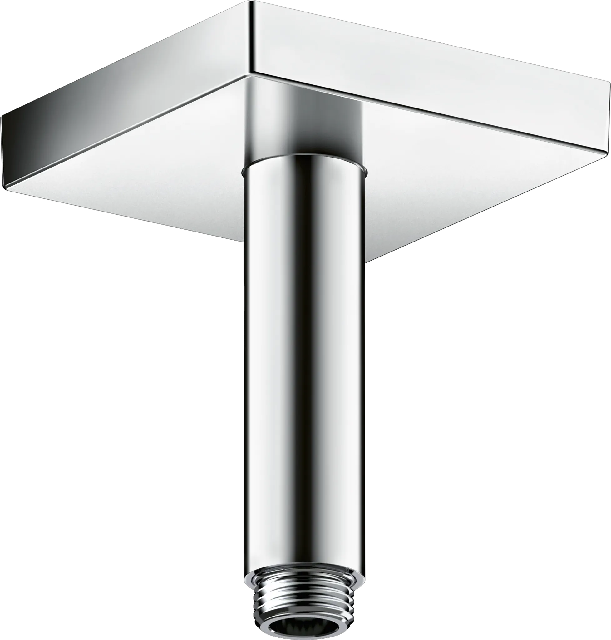 Hansgrohe AXOR ShowerSolutions Deckenanschluss 100 mm eckig, Chrom