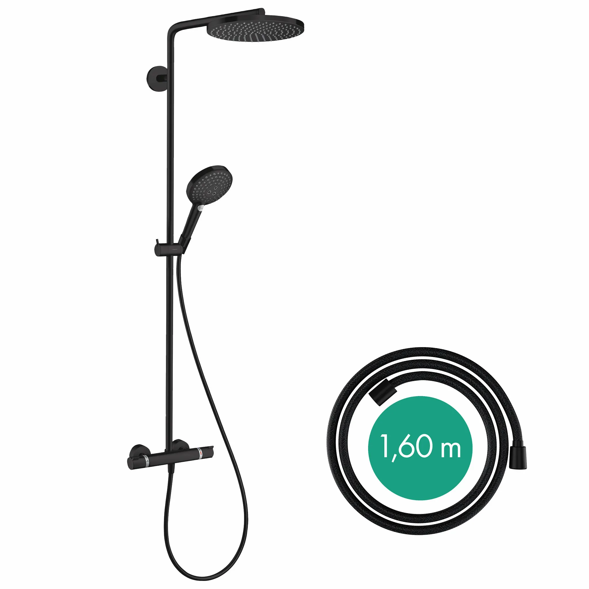 Showerpipe Raindance Select S 240 1jet PowderRain chrom Showerpipe Raindance Select S 240 1jet PowderRain chrom