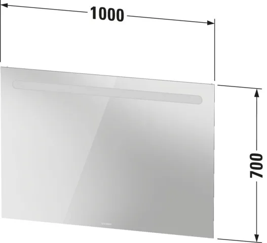 Duravit Spiegel „No.1“ 100 × 70 cm