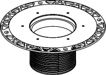 TECEdrainpoint S Aufstockelement mit Seal System Univ.fl.