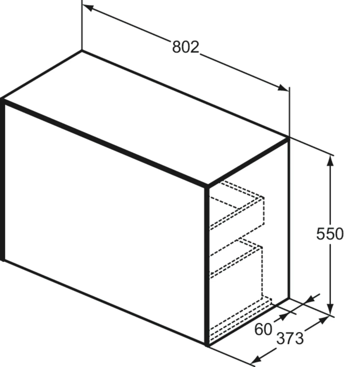 Ideal Standard Waschtischunterschrank „Conca“ 80,2 × 55 × 37,3 cm Sunset matt lackiert Ideal Standard Waschtischunterschrank „Conca“ 80,2 × 55 × 37,3 cm Sunset matt lackiert