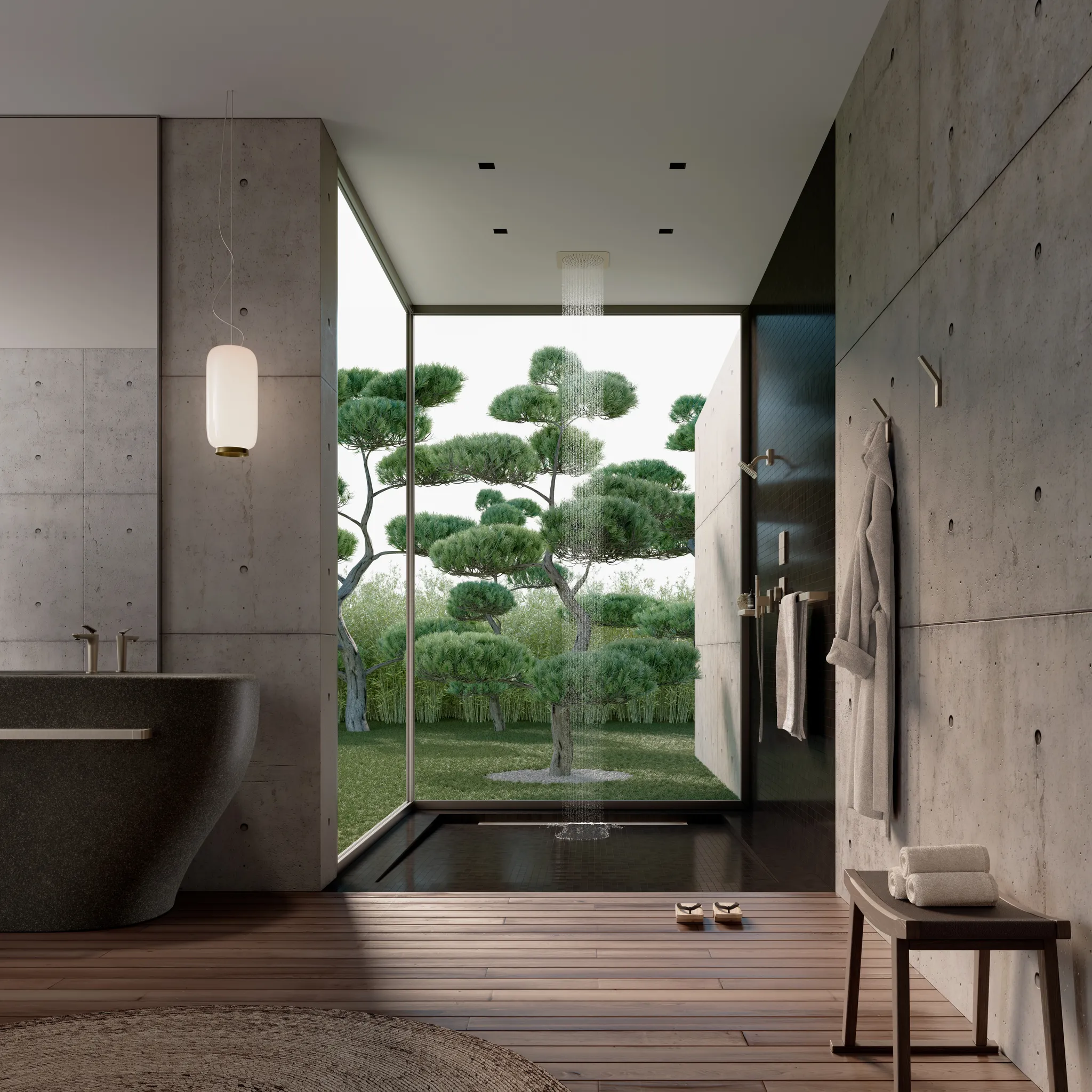 AXOR ShowerSelect ID Ventil Unterputz softsquare für 3 Verbraucher Chrom