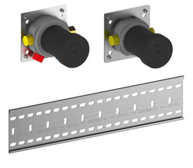Armaturenzubehör 59951002170 Grundkörper-Set für Einhebelmischer Set UP 2-Wege mit Schlauchanschluss